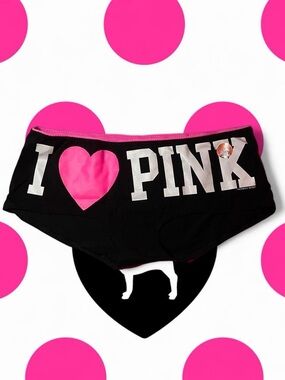 Vintage 08 VS PINK Extra Low rise Boy Shorts • Fashion show Exclusive • SIZE - L